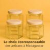 🌿 Le bocal en verre, un choix écoresponsable pour l’artisan Malgache