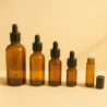 Nouveaux flacons compte-gouttes ambrés – 10ml, 30ml, 50ml et 100ml disponibles chez Bocal&Co Madagascar