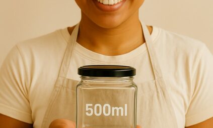 Bocal en verre 500 ml – la simplicité qui sublime vos créations